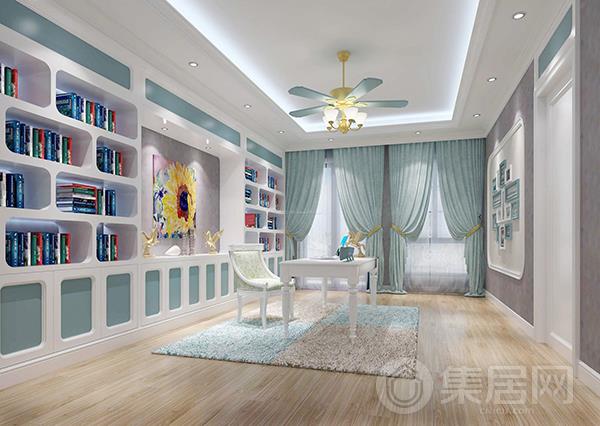 集成墙面地中海风格之书房