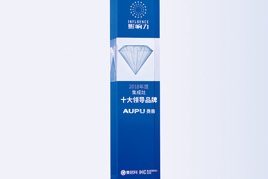 创新超前设计 AUPU奥普集成灶荣获“2018年度集成灶十大领导品牌”！